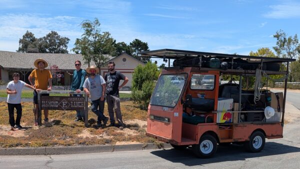 William Osman, Michael Reeves, Allen pan, Kevin the Backyard Scientist and Josh Erdman at Diamond E Ranch